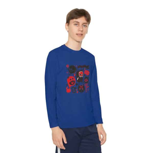 Monsters Set Youth Long Sleeve Competitor Tee - Image 47