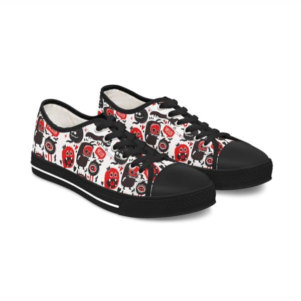 Monsters Set Women's Low Top Sneakers