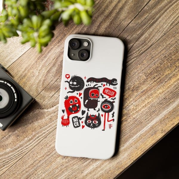 Monsters Set Slim Phone Cases - Image 76