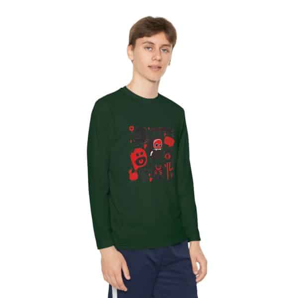 Monsters Set Youth Long Sleeve Competitor Tee - Image 35