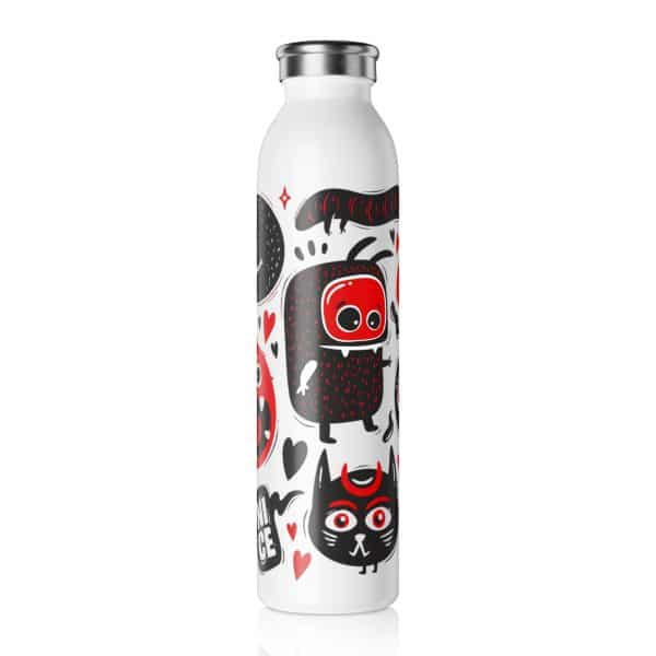 Monsters Set Slim Water Bottle