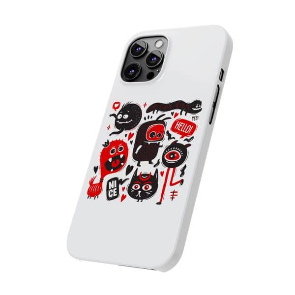 Monsters Set Slim Phone Cases - Image 63