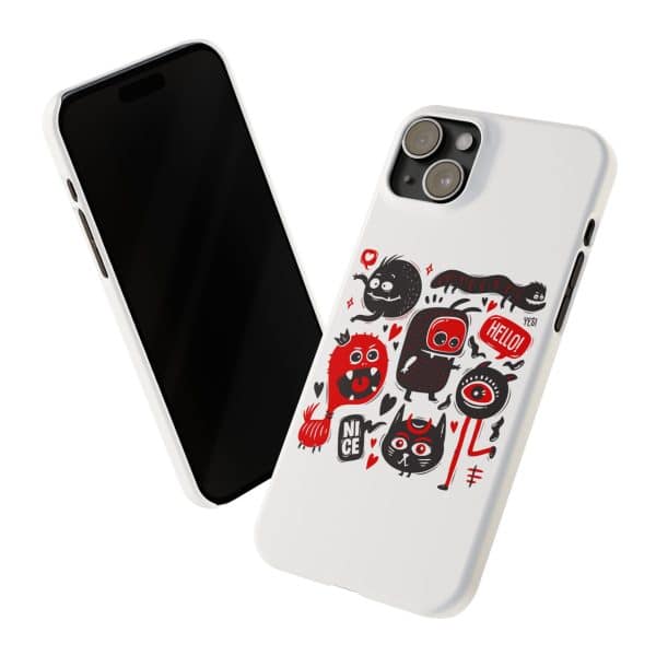 Monsters Set Slim Phone Cases - Image 75