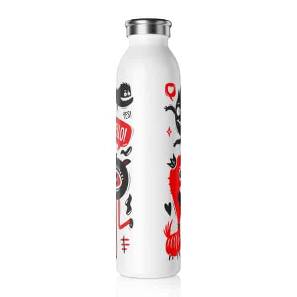 Monsters Set Slim Water Bottle - Image 4