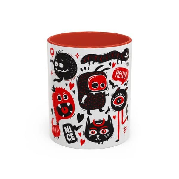 Monsters Set Accent Coffee Mug (11, 15oz)