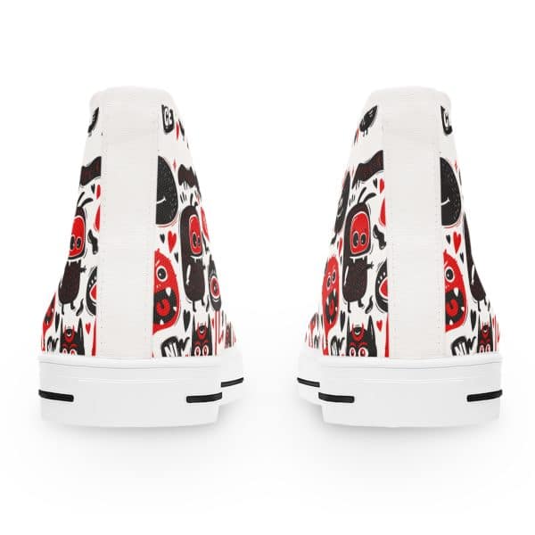 Monsters Set Women's High Top Sneakers - Image 11