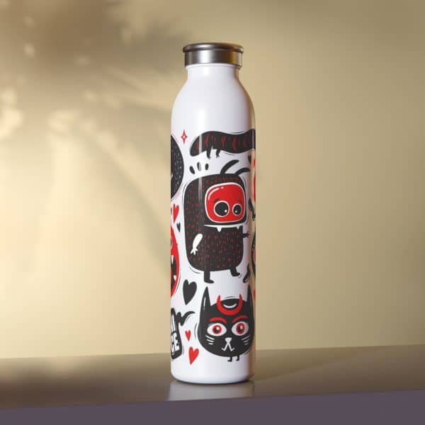 Monsters Set Slim Water Bottle - Image 5