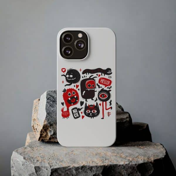 Monsters Set Slim Phone Cases - Image 50