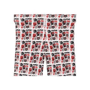 Monsters Set Women's Biker Shorts (AOP)