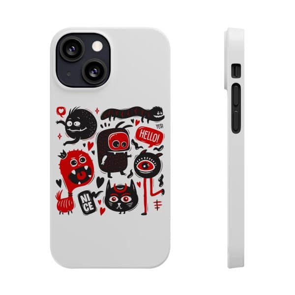 Monsters Set Slim Phone Cases - Image 36