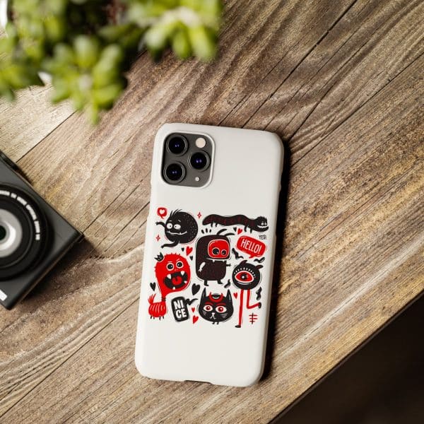 Monsters Set Slim Phone Cases - Image 24