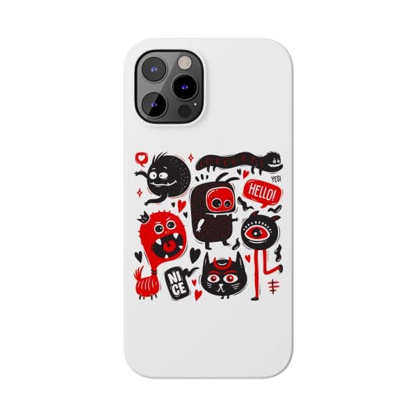 Monsters Set Slim Phone Cases - Image 52