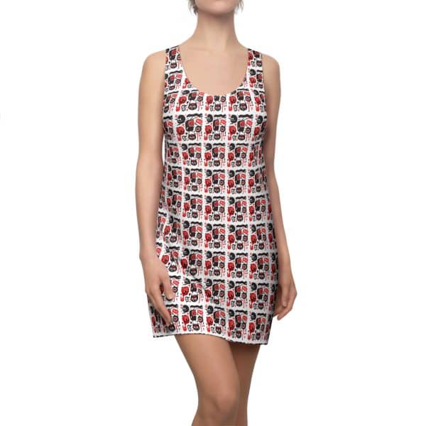 Monsters Set Women's Cut & Sew Racerback Dress (AOP) - Image 5