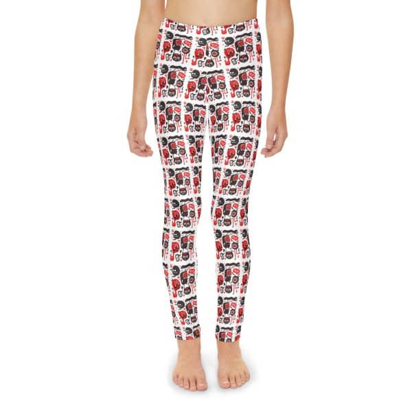 Monsters Set Youth Full-Length Leggings (AOP) - Image 21