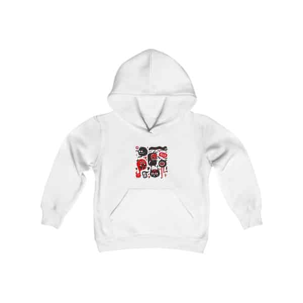 Monsters Set Youth Heavy Blend Hooded Sweatshirt