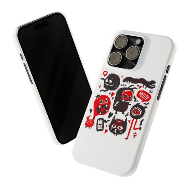 Monsters Set Slim Phone Cases - Image 78