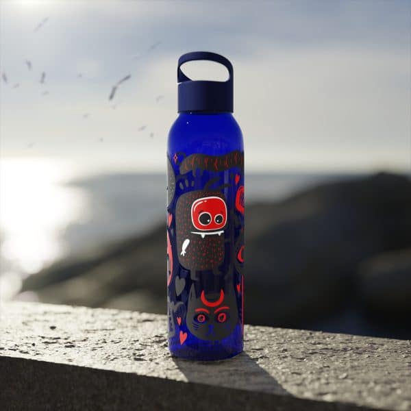 Monsters Set Sky Water Bottle - Image 36