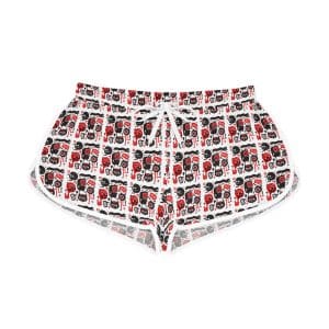 Monsters Set Women's Relaxed Shorts (AOP)