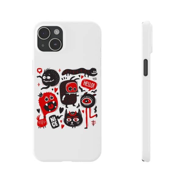 Monsters Set Slim Phone Cases - Image 74