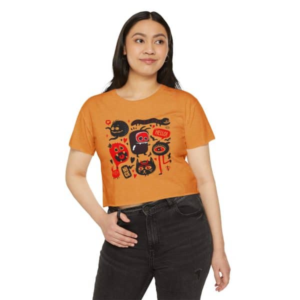 Monsters Set Women's Festival Crop Top - Image 8