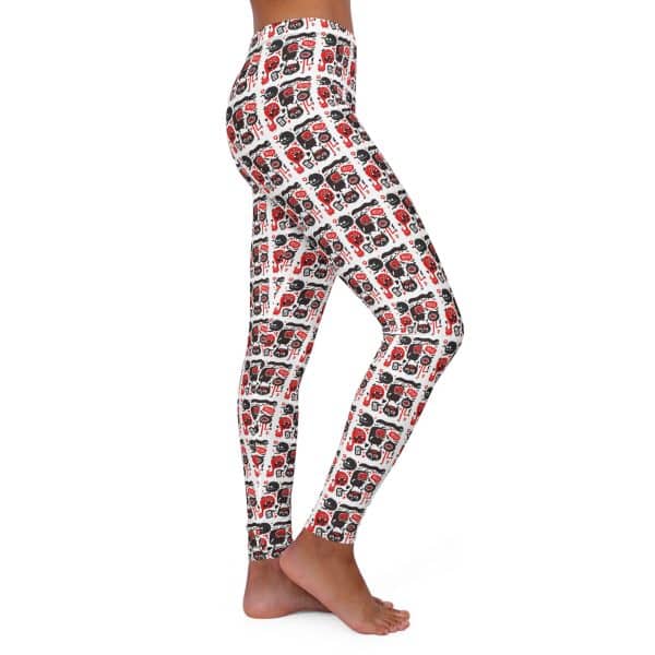 Monsters Set Women's Casual Spandex Leggings (AOP) - Image 9