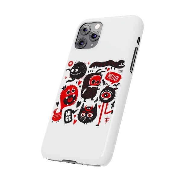 Monsters Set Slim Phone Cases - Image 23