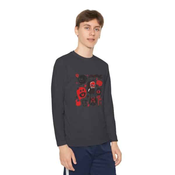 Monsters Set Youth Long Sleeve Competitor Tee - Image 15
