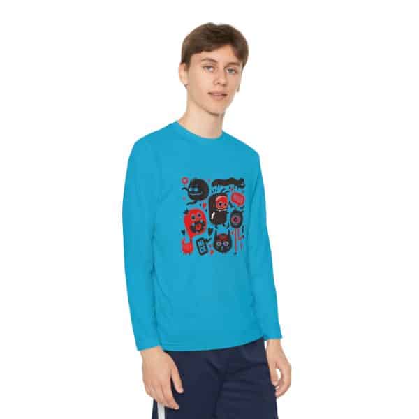 Monsters Set Youth Long Sleeve Competitor Tee - Image 39