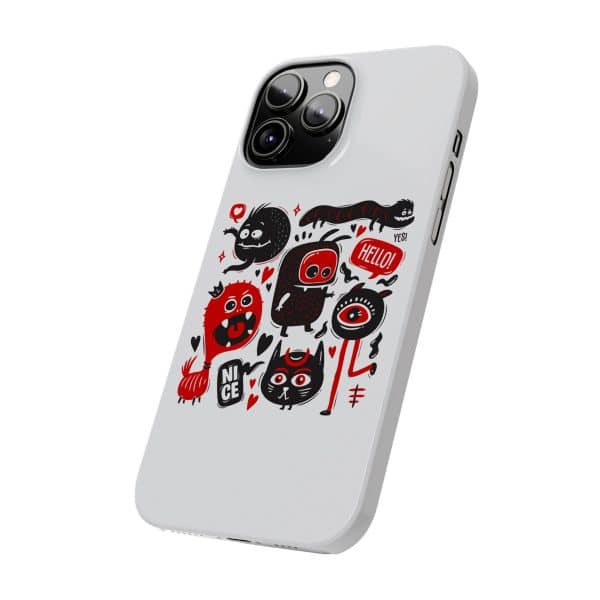 Monsters Set Slim Phone Cases - Image 48