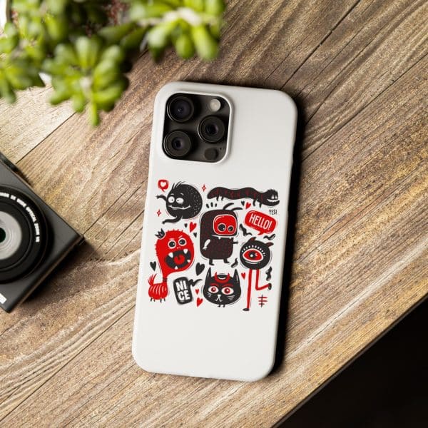 Monsters Set Slim Phone Cases - Image 82