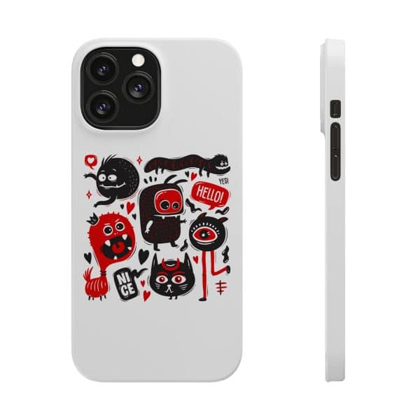 Monsters Set Slim Phone Cases - Image 46