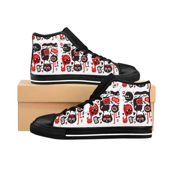 Monsters Set Women's Classic Sneakers - Image 2