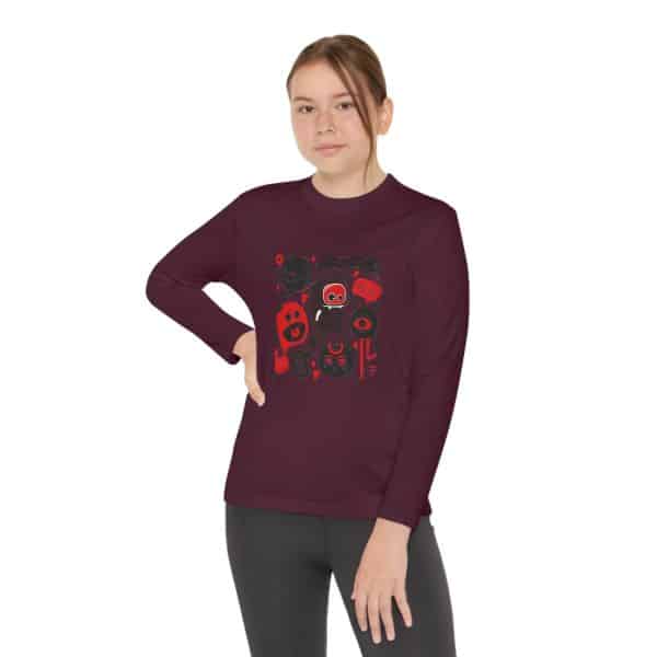 Monsters Set Youth Long Sleeve Competitor Tee - Image 72