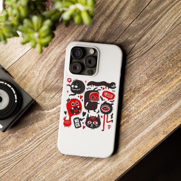 Monsters Set Slim Phone Cases - Image 79