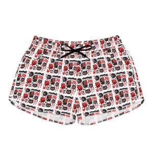 Monsters Set Women's Casual Shorts (AOP)