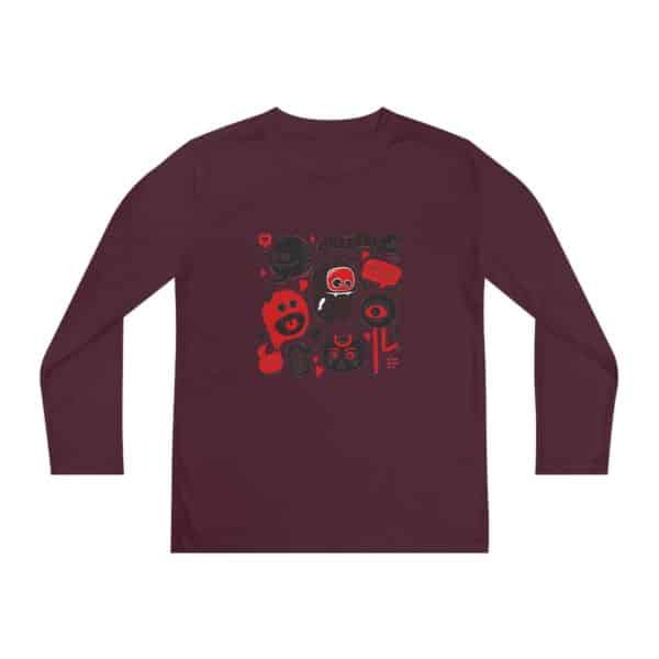 Monsters Set Youth Long Sleeve Competitor Tee - Image 69
