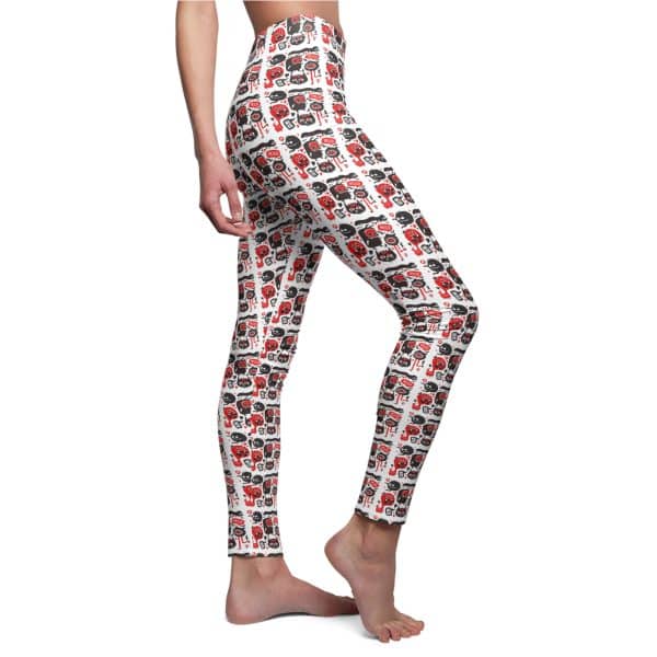 Monsters Set Women's Cut & Sew Casual Leggings (AOP) - Image 6