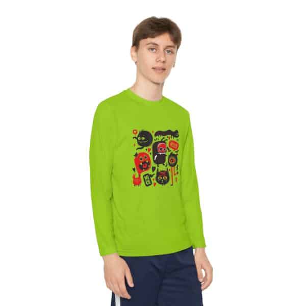 Monsters Set Youth Long Sleeve Competitor Tee - Image 31