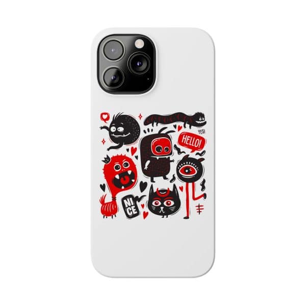 Monsters Set Slim Phone Cases - Image 47