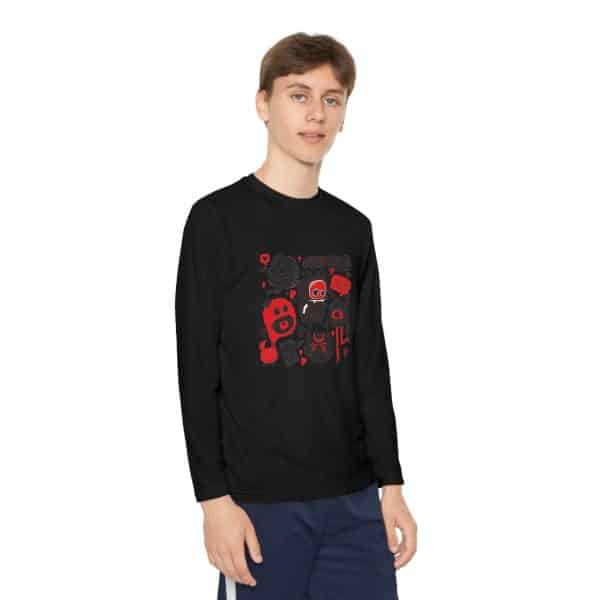 Monsters Set Youth Long Sleeve Competitor Tee - Image 19