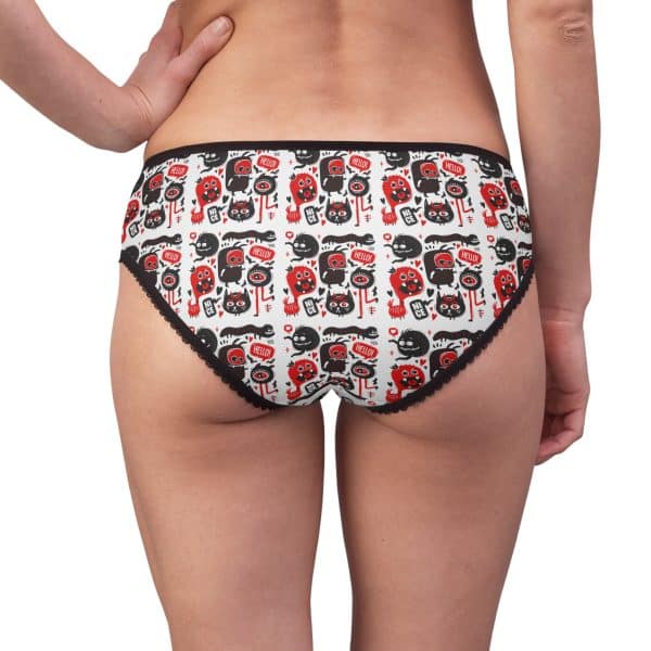 Monsters Set Women's Briefs (AOP) - Image 5