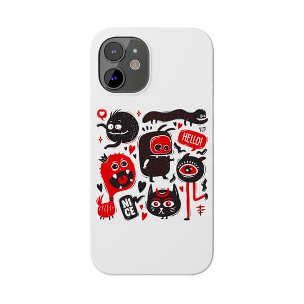 Monsters Set Slim Phone Cases - Image 57