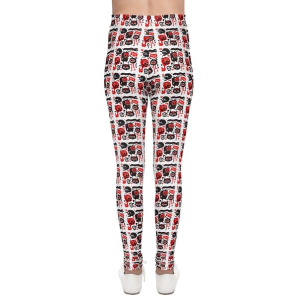 Monsters Set Youth Leggings (AOP) - Image 4