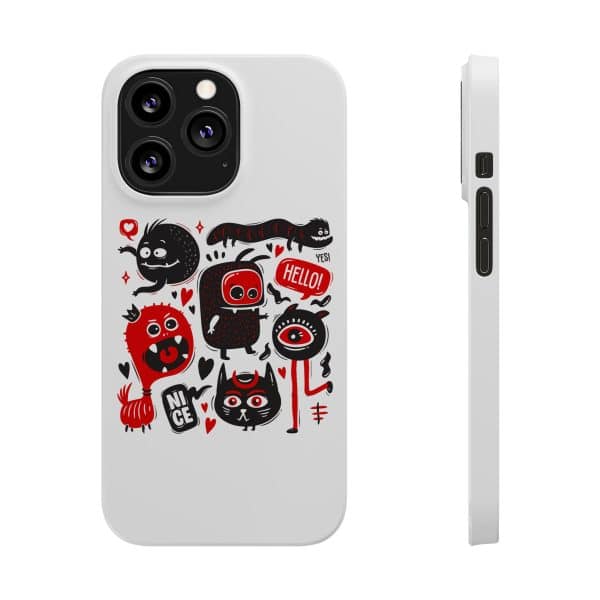 Monsters Set Slim Phone Cases - Image 41