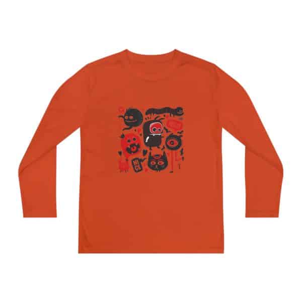 Monsters Set Youth Long Sleeve Competitor Tee - Image 25