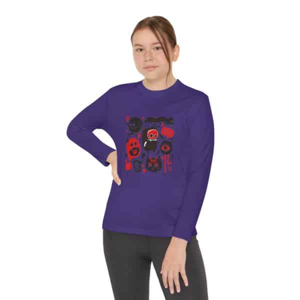 Monsters Set Youth Long Sleeve Competitor Tee - Image 56