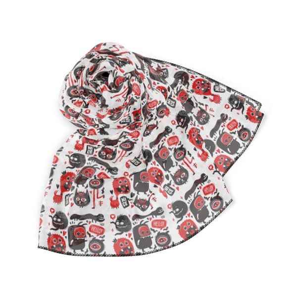 Monsters Set Poly Scarf - Image 2