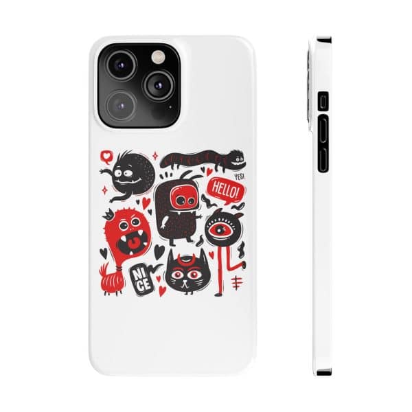 Monsters Set Slim Phone Cases - Image 70