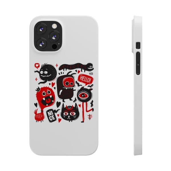 Monsters Set Slim Phone Cases - Image 61