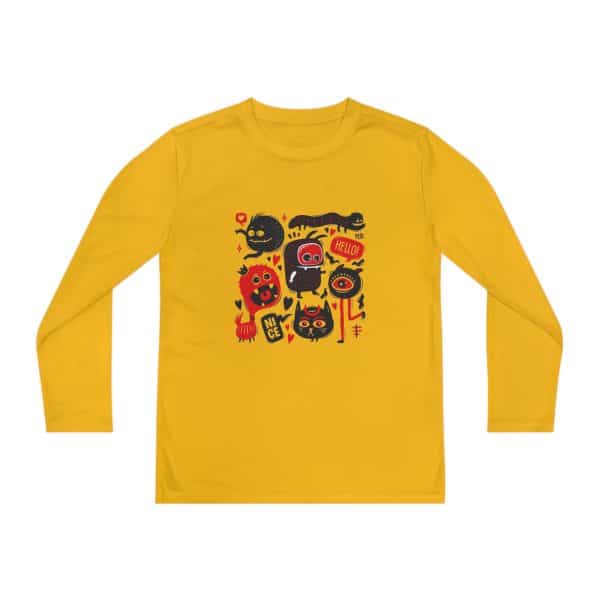 Monsters Set Youth Long Sleeve Competitor Tee - Image 21